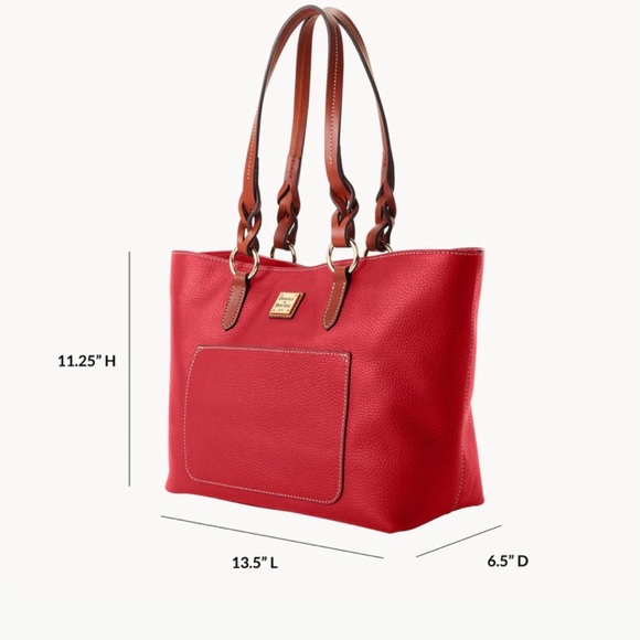 Dooney & Bourke Black Leather Tammy Tote: R1312BB - Picture 12 of 13